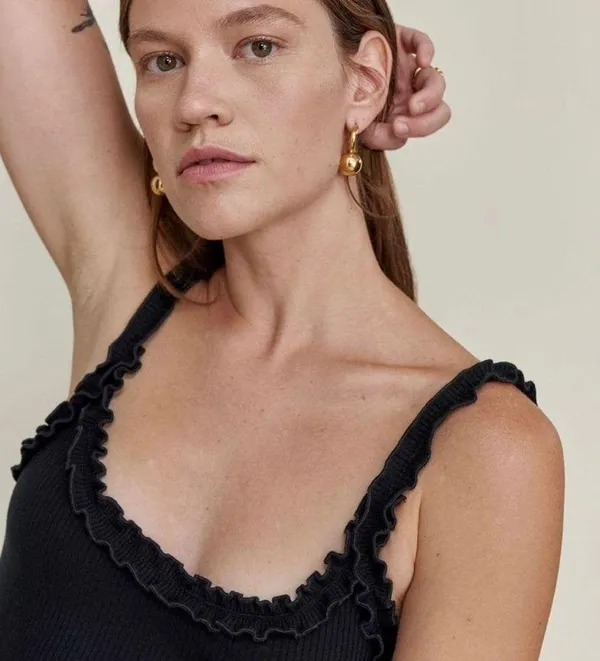 Reformation black bodysuit - Image 5