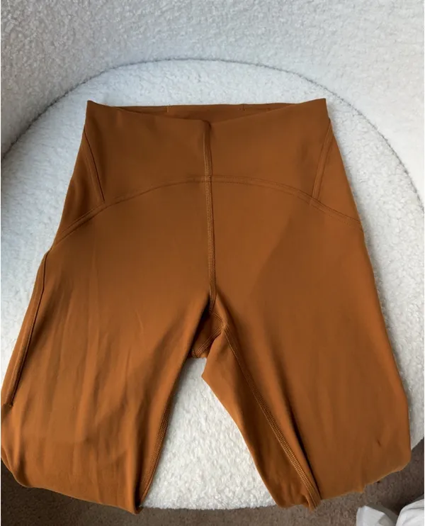 Lululemon Instill High-Rise Leggings, 25" Size 4, Copper Brown - Image 3