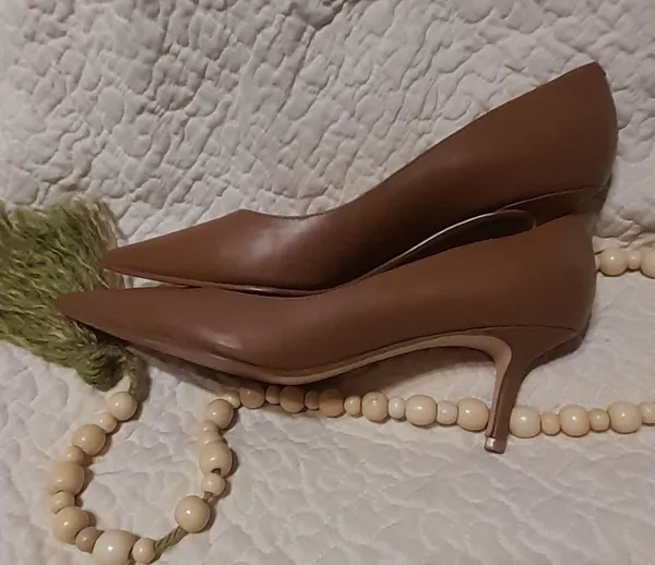 🧚‍♀️Nine West women's brown heels sz8.5 - Image 12