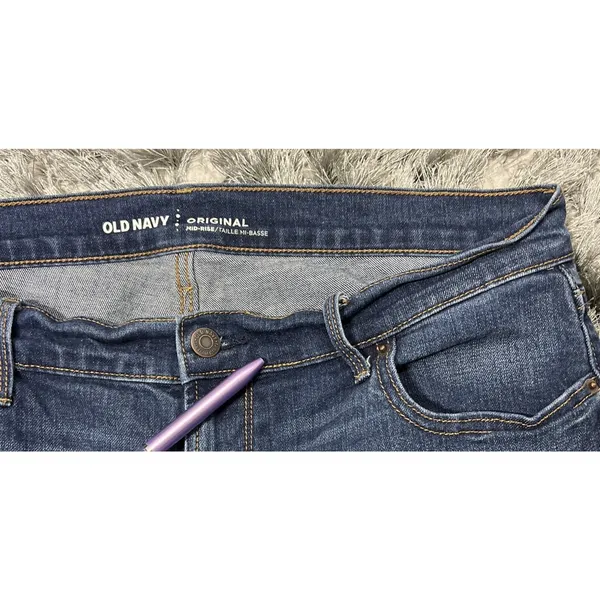 Old Navy Bootcut Jeans Women 10x31 Mid Rise Medium Wash Casual Preppy Chic‎ Boho - Image 10