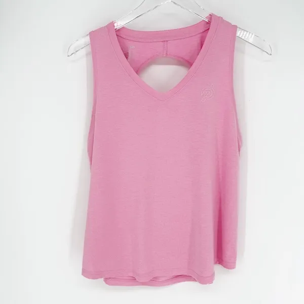 Peloton Open Back Workout Tank‎ Top Women's Size L Pink Athleisure - Image 2