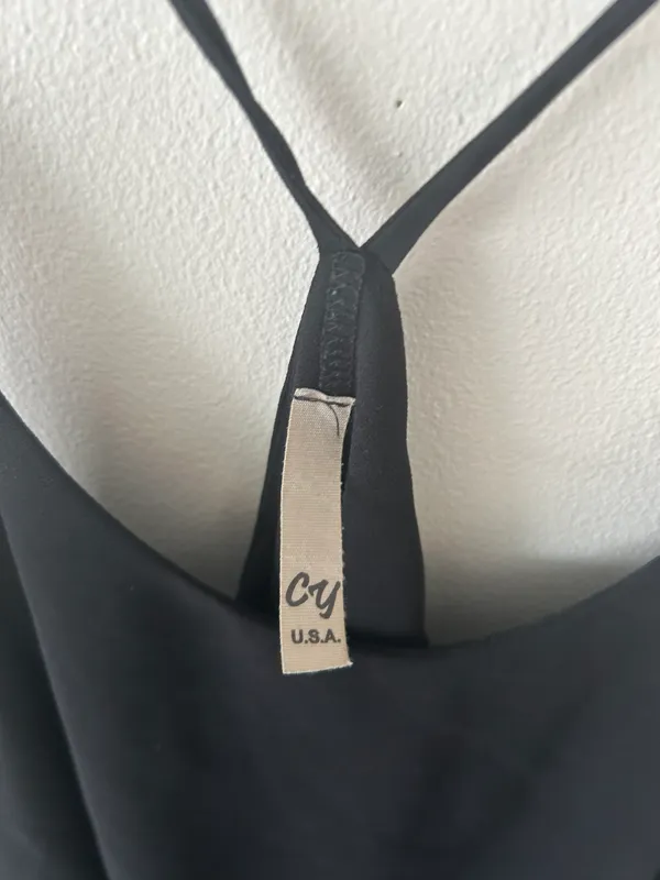 Black Tank Top Blouse - Image 3