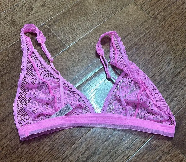 Free People Care FP Reya Lace Bralette - pink - Image 5