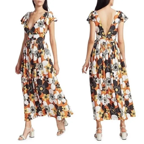 Dodo Bar Or Jenny‎ Dress S Orange - Image 9