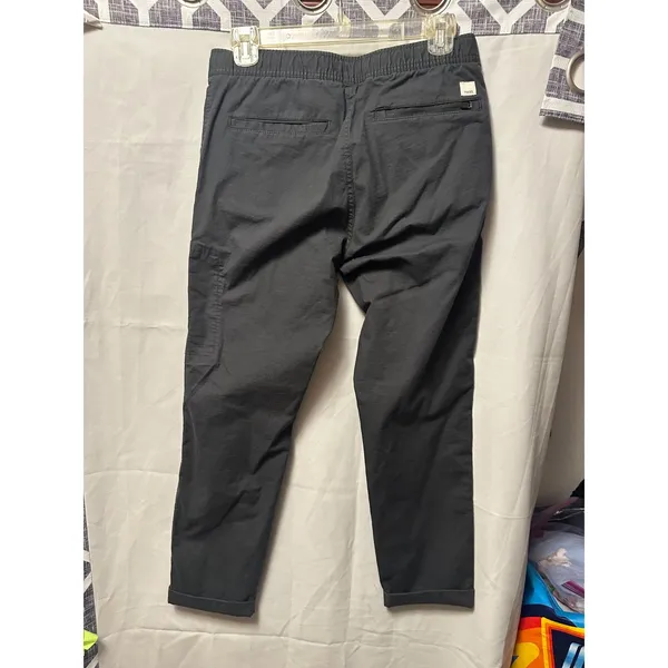 Vuori Women's Ripstop Pants In Charcoal Size Small Drawstring Stretch Cotton - Image 4