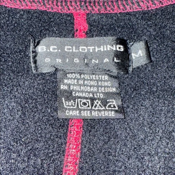 Women's Classic Red Fleece Utility Jacket Size M - Image 4