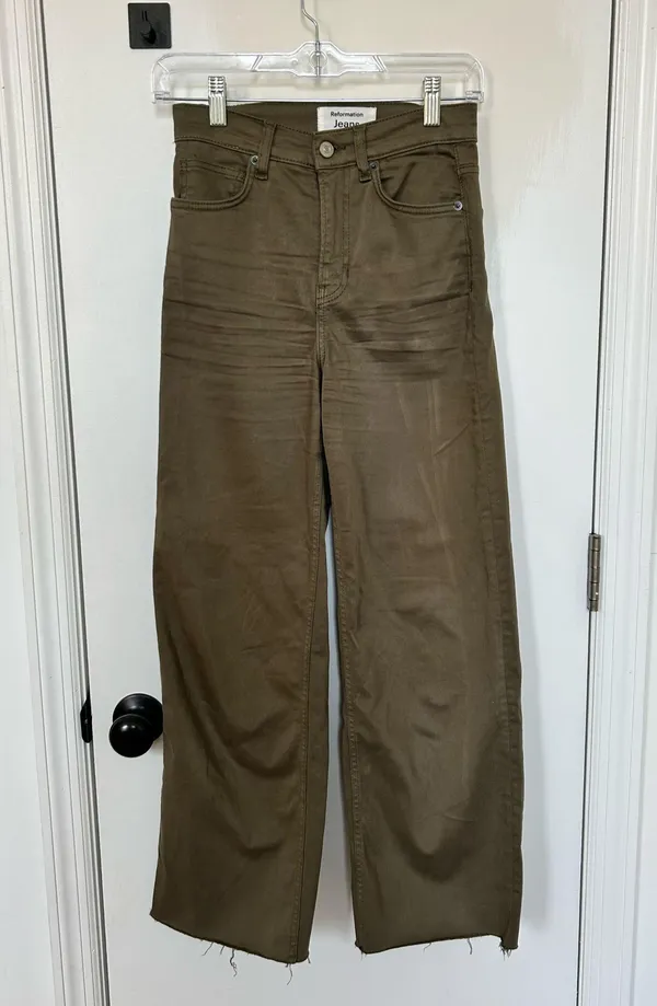 Reformation Emma High-Rise Wide-Leg Jeans - Image 5