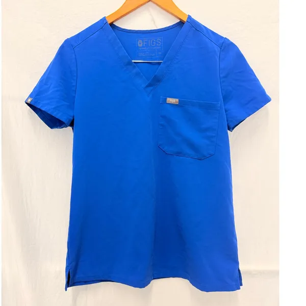 FIGS Scrub Set Catarina XS & Yola Skinny XS Royal Blue‎ - Image 5
