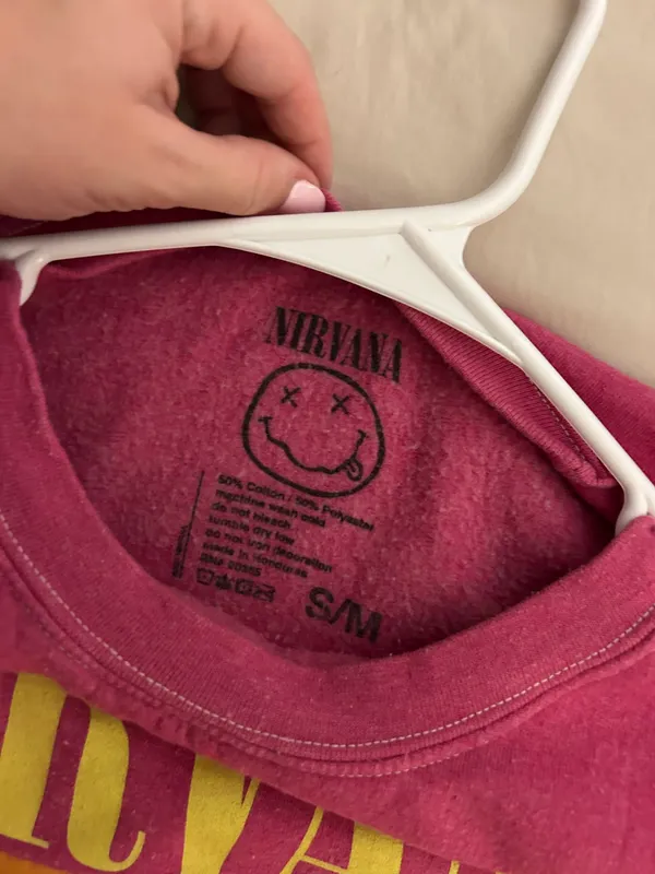 Pink Nirvana Oversized Crewneck - Image 3