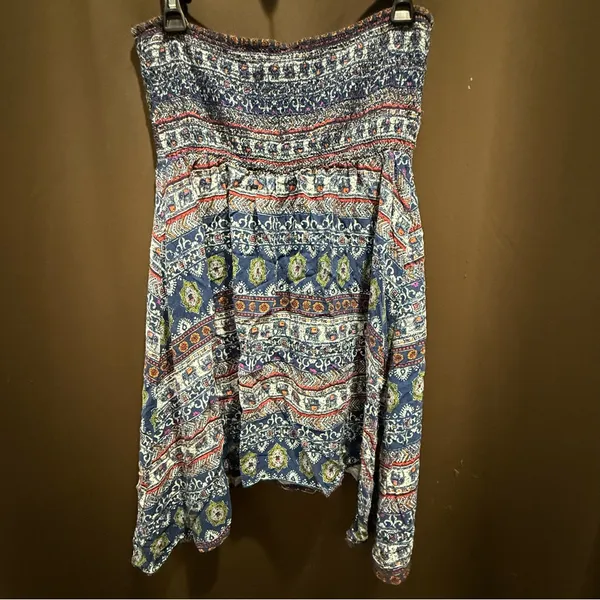 Rue21 Multicolor Strapless Boho Top Size Large - Image 2