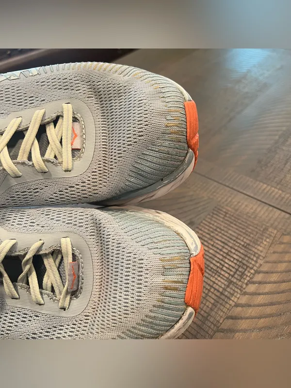 Hoka Gray light blue/gray running shoes 10 women WIDE - Image 13