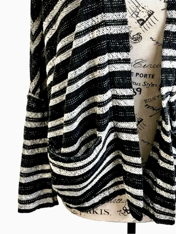 💥Madewell Upbeat Striped Open Front Cocoon Cardigan Sweater XS/S💛 - Image 7