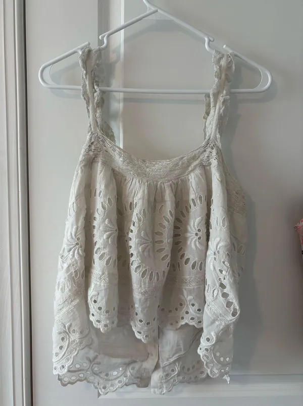 LoveShackFancy lace tank - Image 3