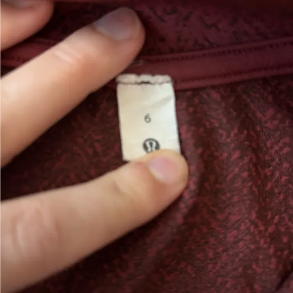 Lululemon Women's Maroon Quarter-Zip Pullover - Image 3