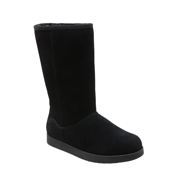 Universal Thread Womens Sarah Suede Shearling Winter Boots 91467407 Black 6M - Image 7