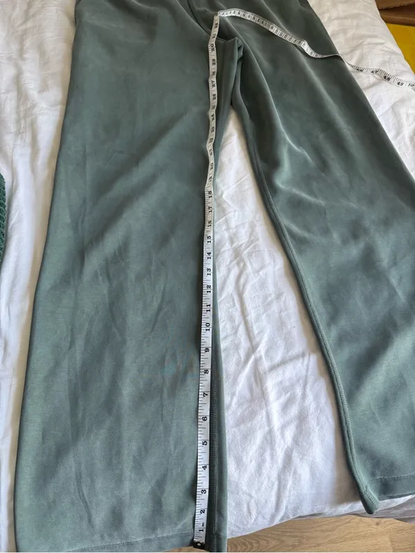 Softstreme Sage Forest Green High-Rise Pant Regular US 6 Casual Rare color 31” - Image 15