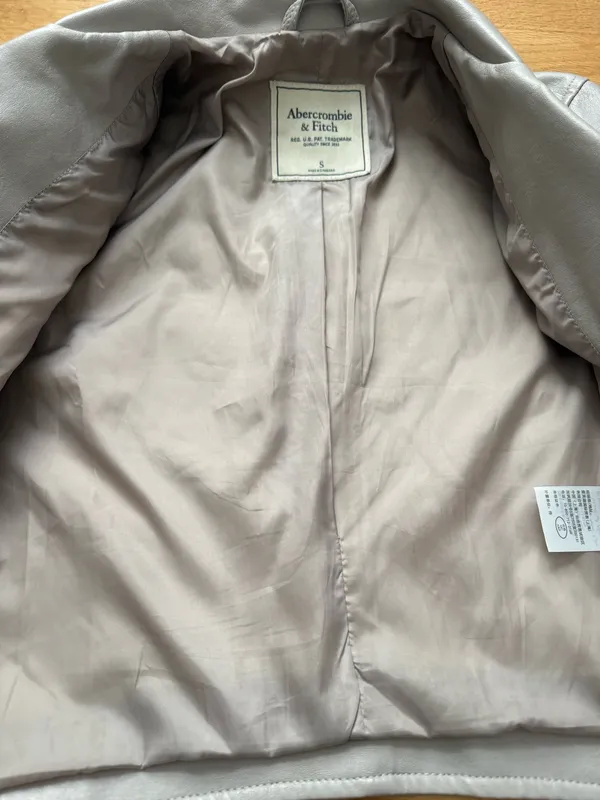 Abercrombie Leather Jacket Vegan - Image 2