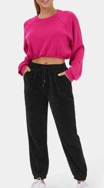 Mid Rise Corduroy Joggers - Image 2