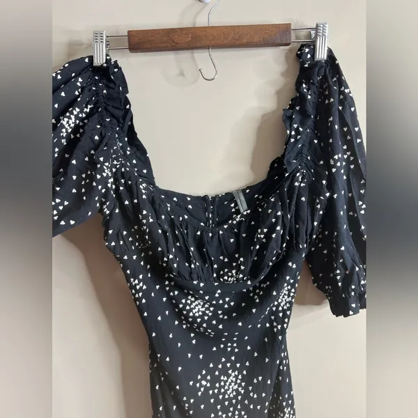 Anthropologie heart mini dress size xs - Image 5