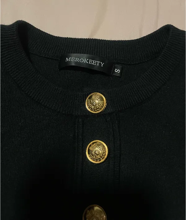 Merokeety Black Dress - Image 3