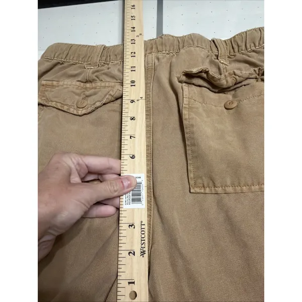 Aerie Women's Cargo Jogger Pants Size Small Tan Beige Casual Drawstring - Image 10