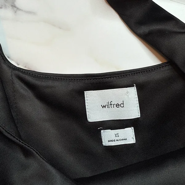 Wilfred Shine Satin Bustier Tank Top - Image 5