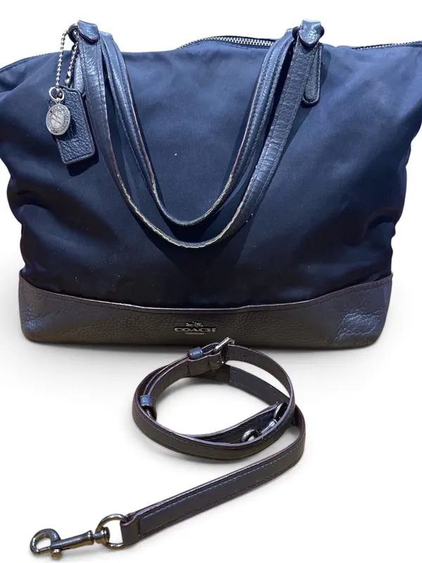 Coach Blake Nylon and leather carryall gunmetal - Image 3