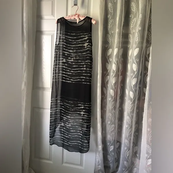 Zara high-low sheer midi dress, size xs - Image 10
