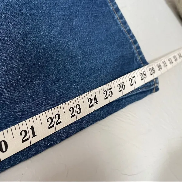 Free People We the Free Blue Flare Women's Jeans Minimalist Boho Work Waist 27” - Image 13