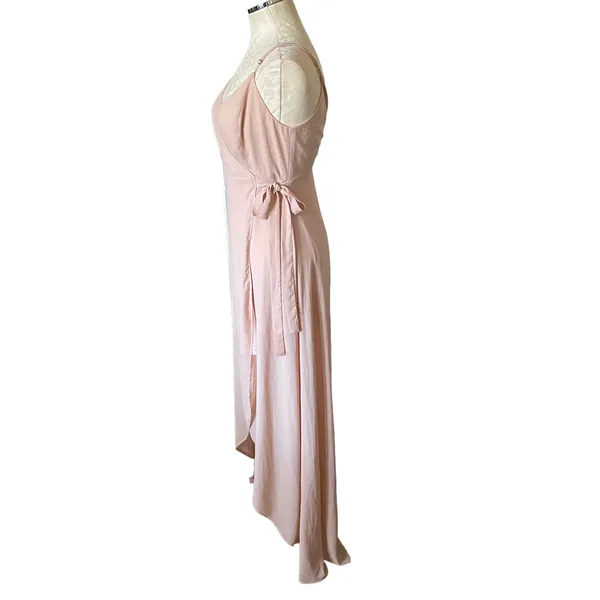 Show Me Your MuMu Mariah Wrap thin strap v-neck party barbiecore Dress Large - Image 3