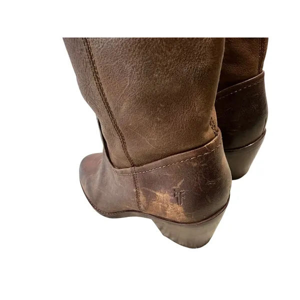 Frye Jolene Pull-On Knee High‎ Boot brown size 6 NEW $378 - Image 5