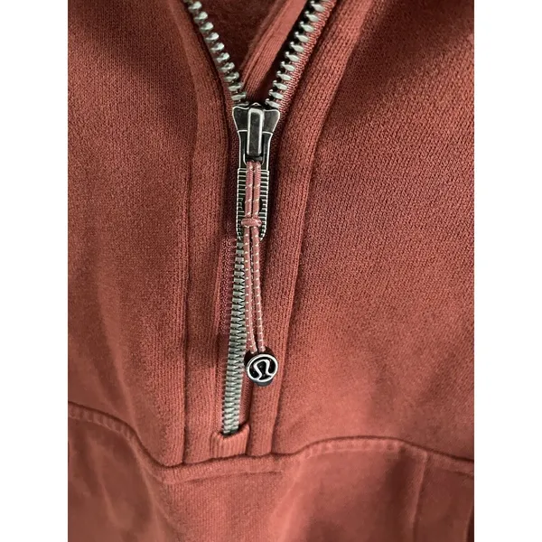 Lululemon Scuba Oversized 1/2 Half-Zip Hoodie - Date‎ Brown / M/L - Image 4