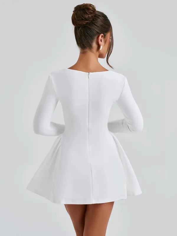 Babyboo Mini Dress Megan Medium Ivory NWT Bridal Dress Feminine Coquette Dress S - Image 3
