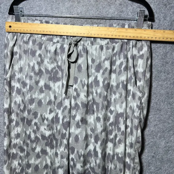 Cloth & Stone Jogger Pants Gray‎ Animal Print Drawstring M Tencel Lyocell - Image 2