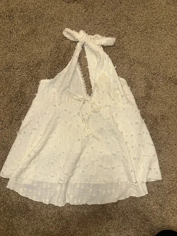 Summer Top White Size L - Image 3