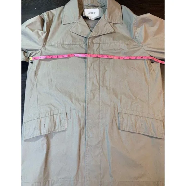 J Crew Trench Coat Women's Small Prepcore‎ Minimalist Classic Jacket READ - Image 12