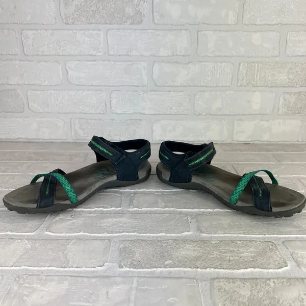 Merrell Terran Cross II Sandals Womens 8 Navy Blue Marine Strappy Casual Travel - Image 10