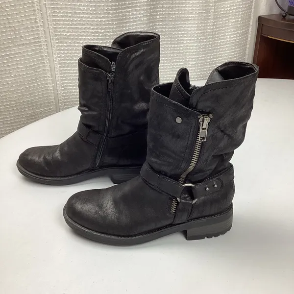Carlos by Carlos Santana Seth Black Moto Boots Size 8.5 Women’s - Image 3