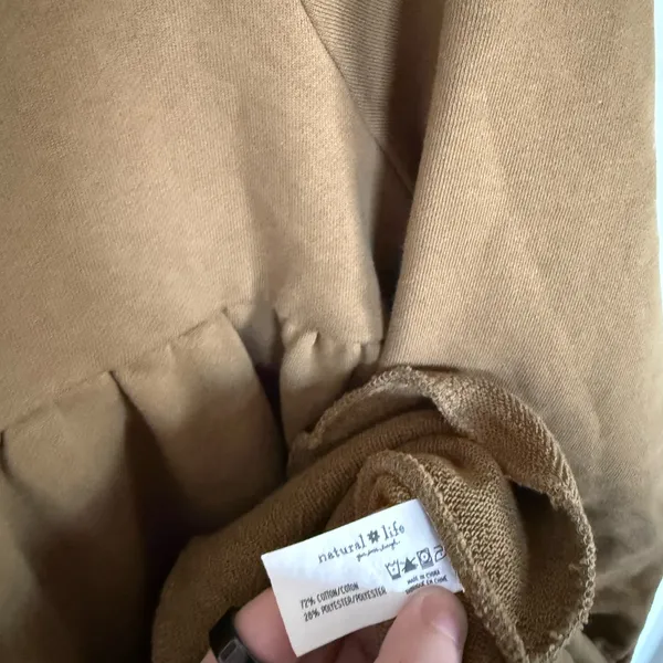 Natural Life Joey Tiered Sweater Dress in Olive - Image 6