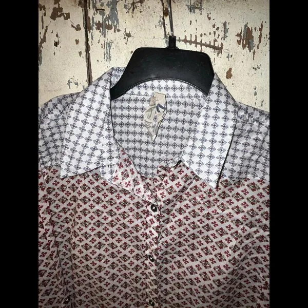 Seven Button down shirt size Medium White - Image 3