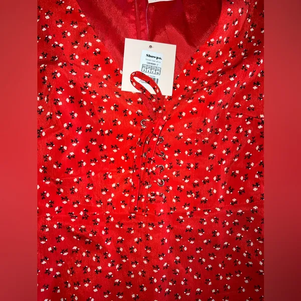 Showpo Secret Cure Dress in Red Size 4 New with tag - Image 8