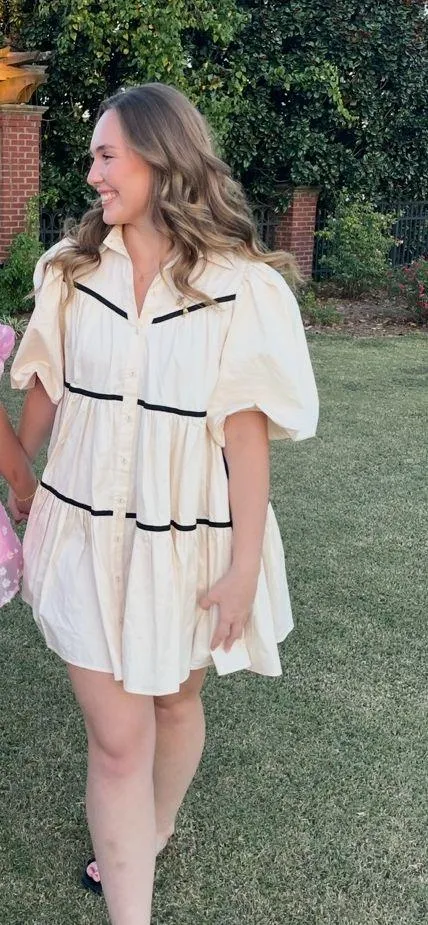 Puff Sleeve Dress  - Image 4