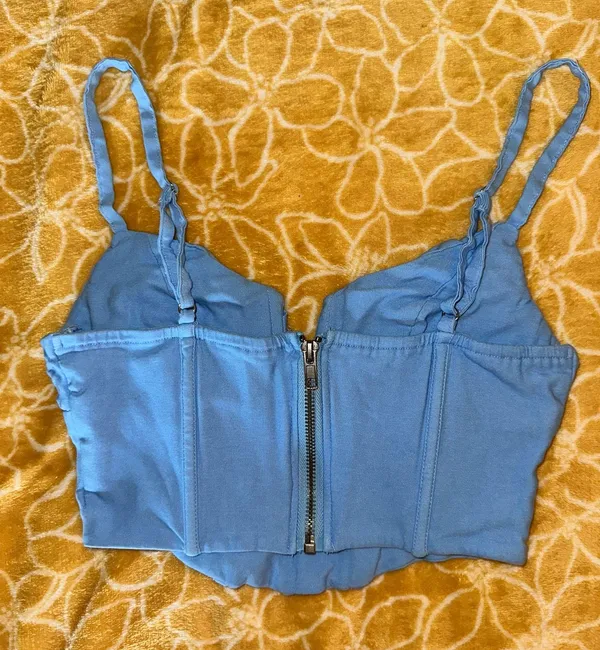 Princess Polly corset top blue - Image 2