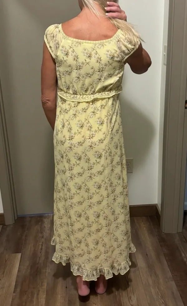 Max Studio Yellow Floral Sundress - Image 6