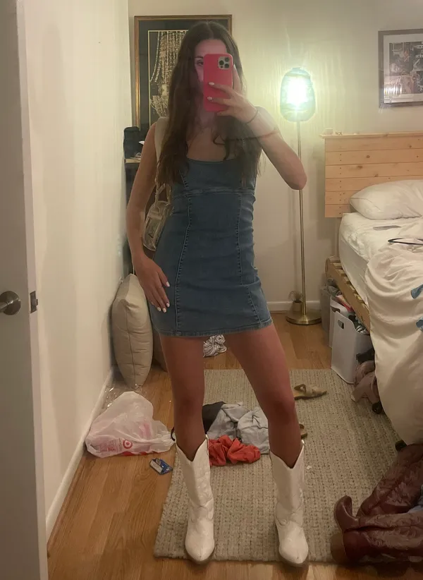 Garage Denim Dress - Image 5