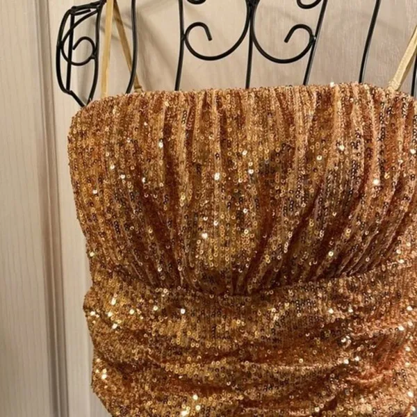 Free People Ta Da Top Gold L - Image 10