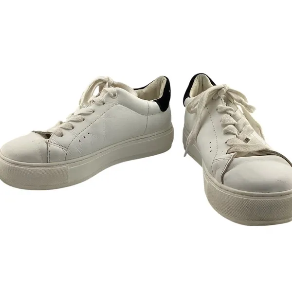 Kurt Geiger Laney Leather Lace-Up Platform Sneaker Size 36.5 US 6.5 Womens White - Image 3