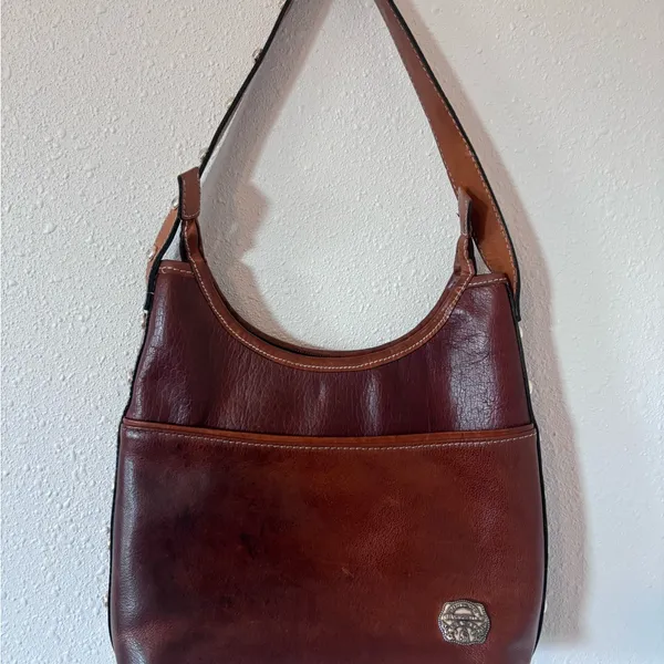 Montana Silversmiths Leather Cowhide Shoulder Bag - Image 2
