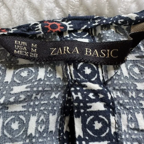 ZARA Basic Patchwork Dress Medium - Image 5