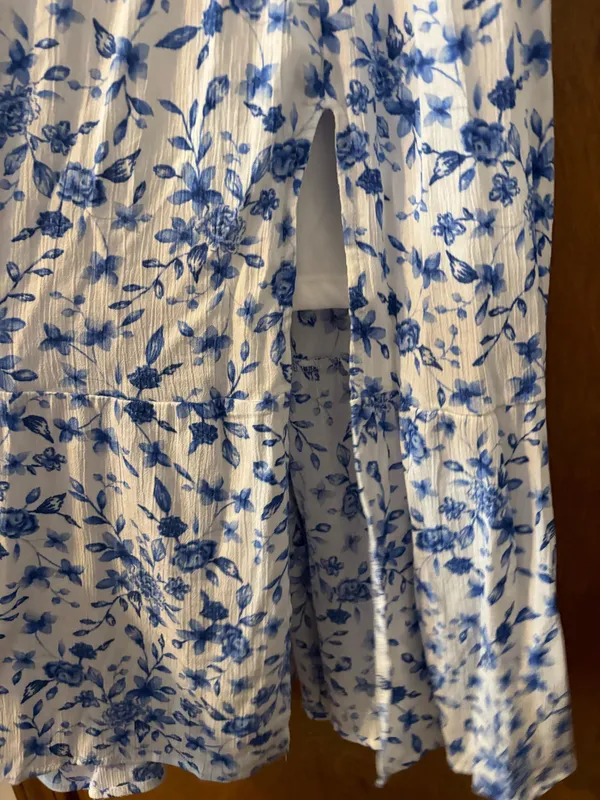 Blue floral sun dress ultra flirt - Image 5
